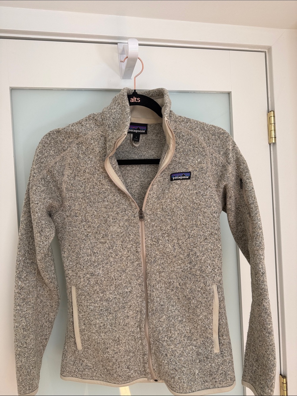 Patagonia Women's Beige Full-Zip Better Sweater Fleece Jacket